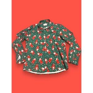 Christmas Dancing Santa Claus Gift Hawaiian Shirt Party Aloha Holiday Beach Med